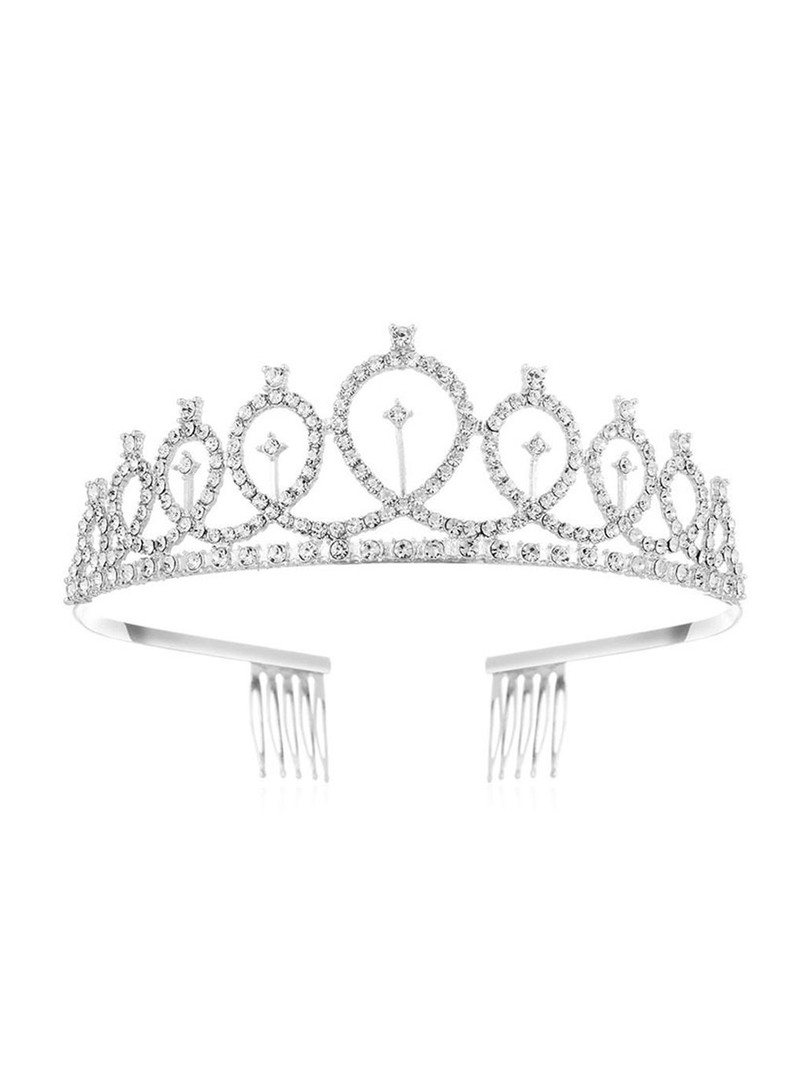 Shining Diva Fashion Women Set of 2 Tiara